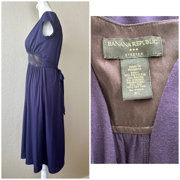 Banana Republic Deep Purple Dress - xs - Picture 3 of 3